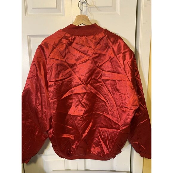 C.R. England Freight Global Transportation Satin Trucker Jacket‎ Patches XL VTG - Picture 8 of 9